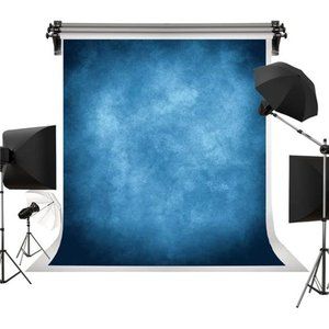 5x7ft Dark Blue Abstract Backdrops Blue Portrait Professional Backgrounds